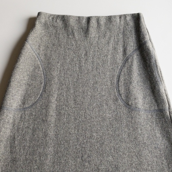 Kedziorek Alpaca Wool Knitted Asymmetrical Maxi Long Skirt Grey Womens Sz 4 (36) - Picture 4 of 8